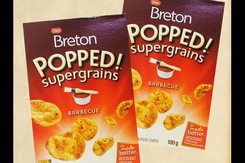 Canada: Breton Popped Supergrains Barbecue Cracker Chips